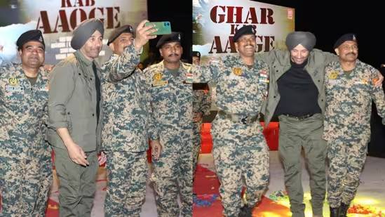 Sunny Deol’s Emotional Moment with BSF Jawans at Border 2 Song Launch in Jaisalmer
