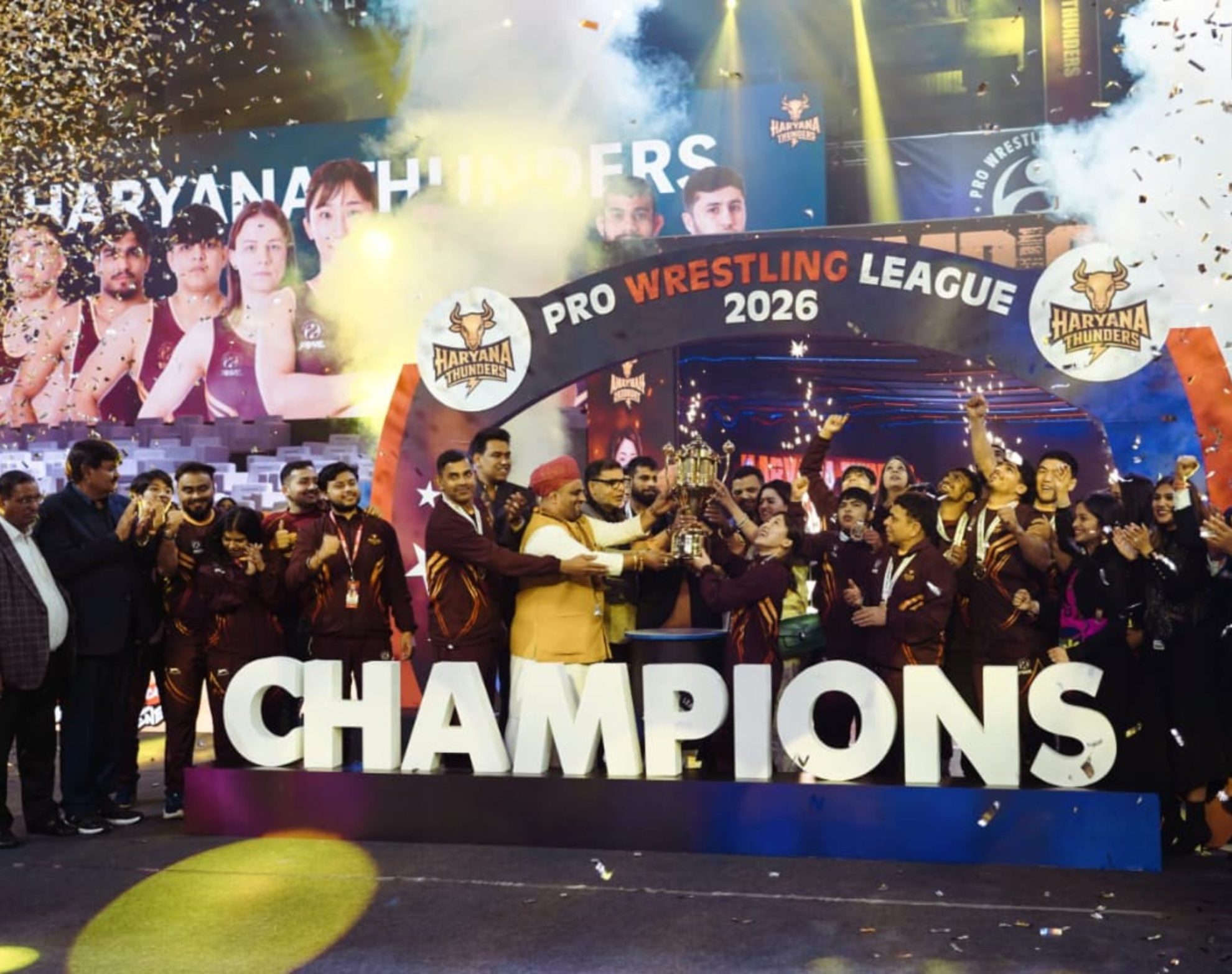 Haryana Thunders Win Pro Wrestling League 2026 After Dramatic Final - 24SevenUpdates