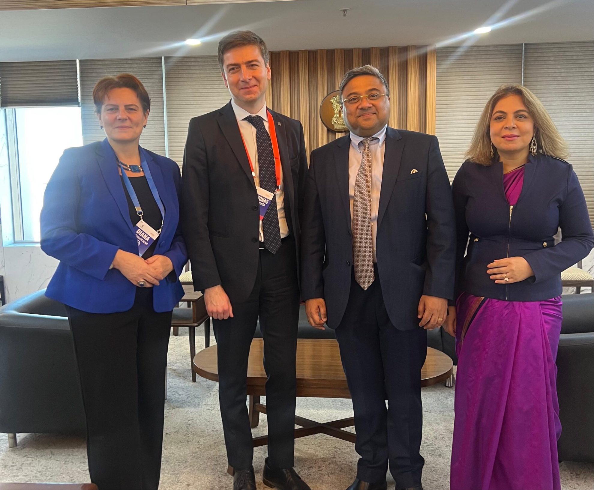 Sibi George Meets Laimonas Talat-Kelpša to Review India–Lithuania Relations - 24SevenUpdates