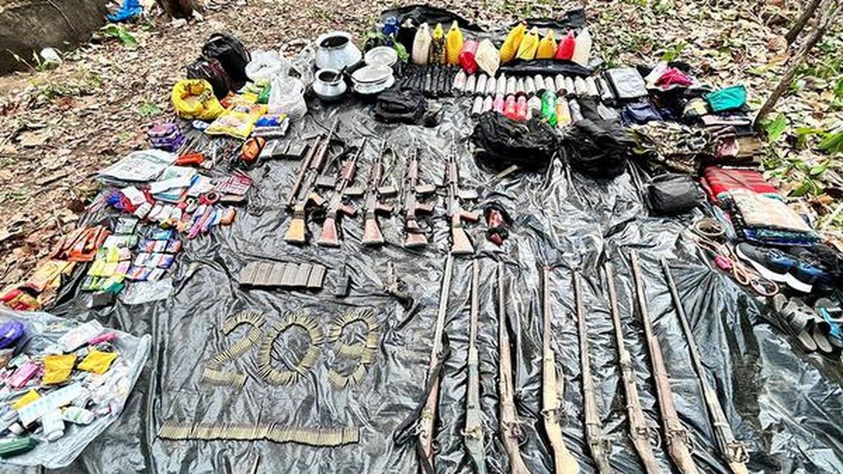 Large Cache of Arms and Explosives Seized in Kakching, Manipur
